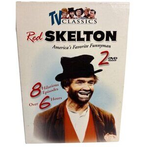 Red Skelton TV Classics 2-DVD Set With 8 Hilarious Episodes Over 6 Hours